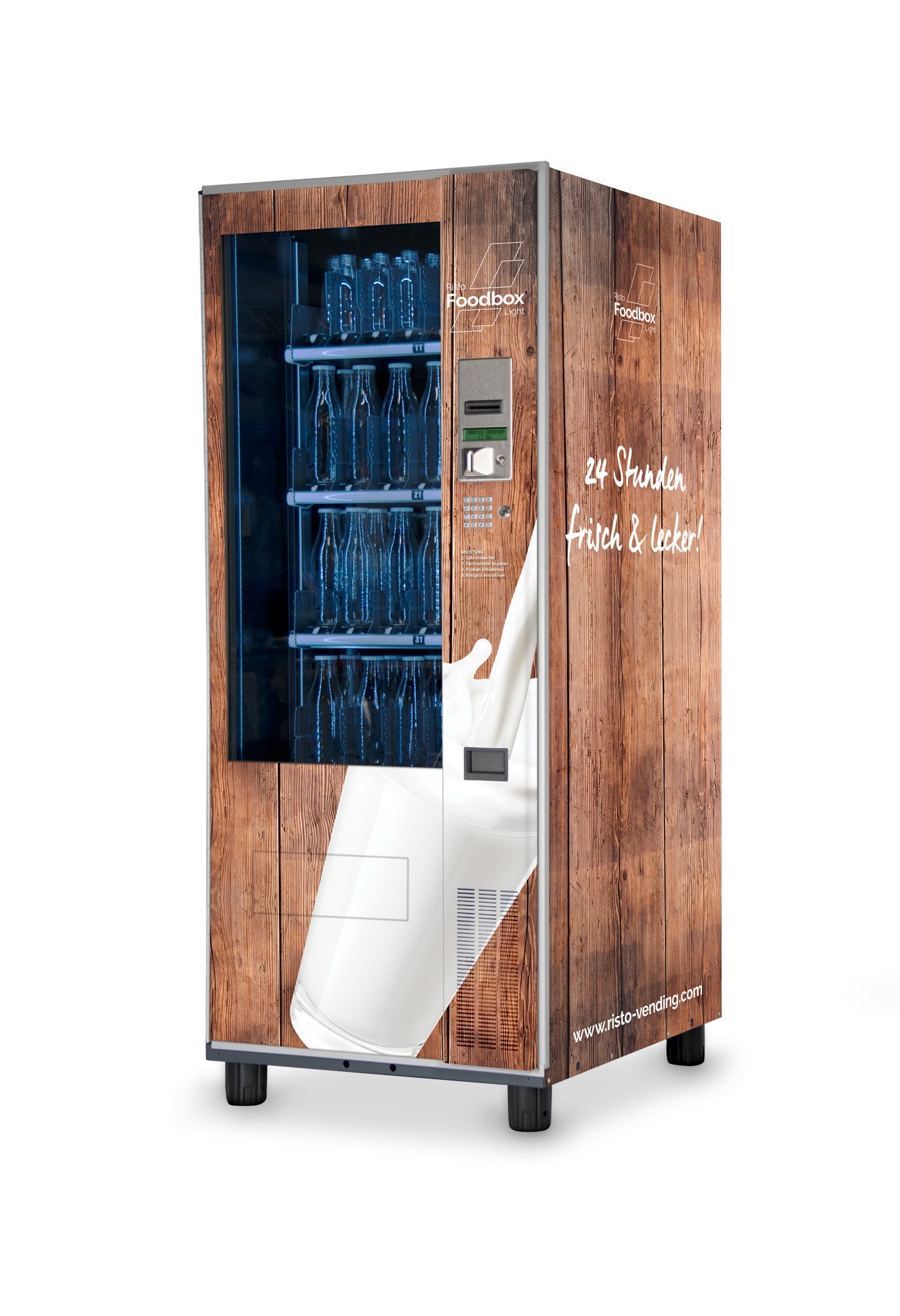 Foodbox Light Flaschenautomat-Warenautomat-Foodbox-Light-Bottle-Vending-Machine-Braun