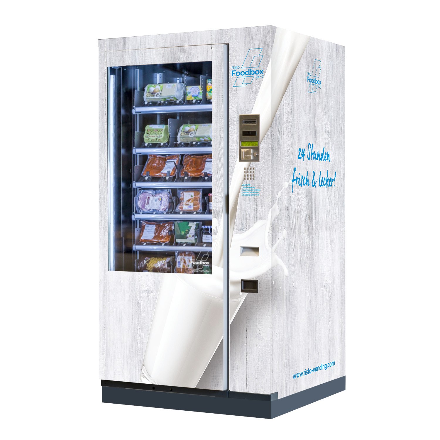 refrigerated vending machine 'Foodbox' warenautomat-risto-foodbox-weiss