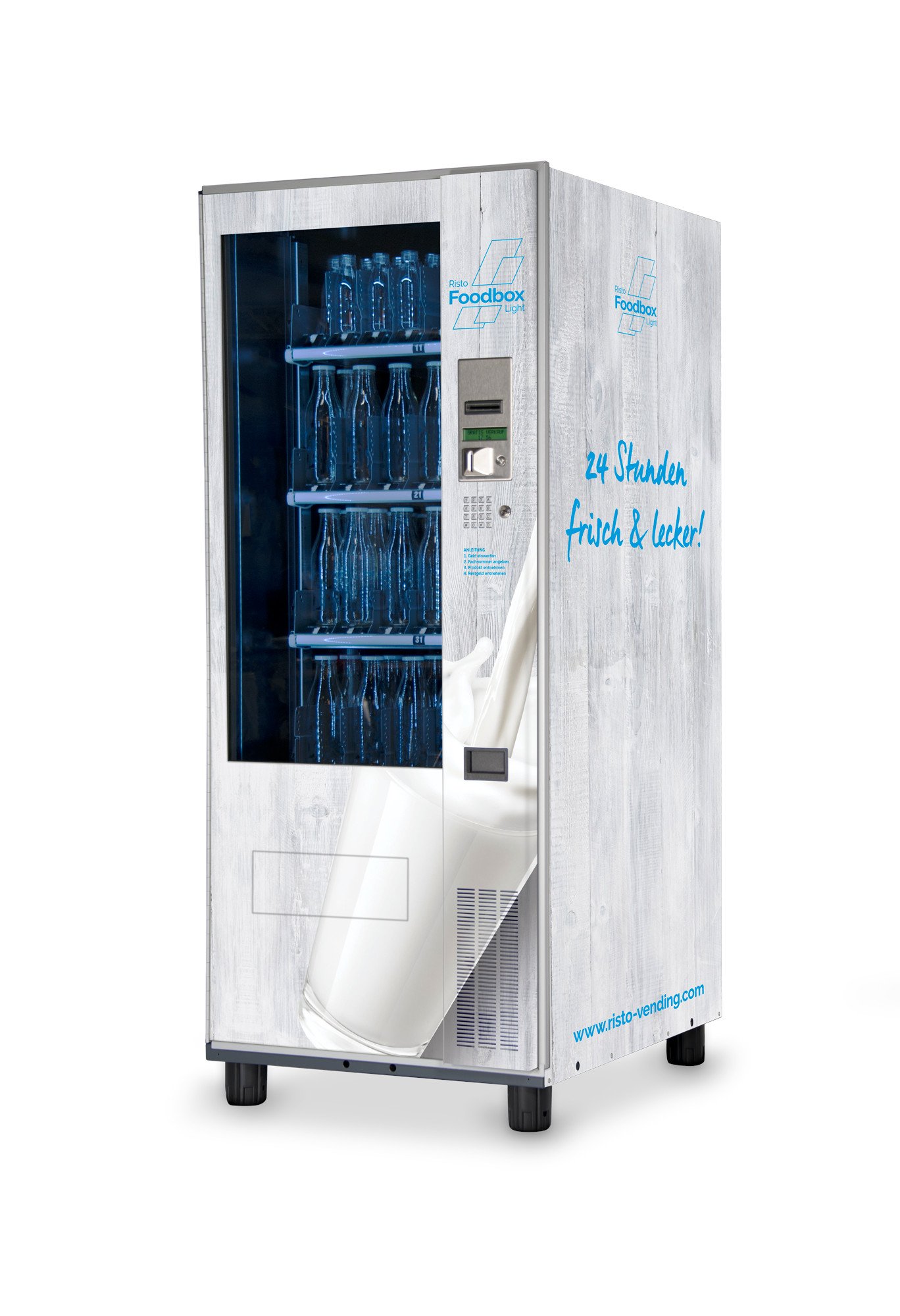 Foodbox Light Flaschenautomat-Warenautomat-Foodbox-Light-Bottle-Vending-Machine-Weiss